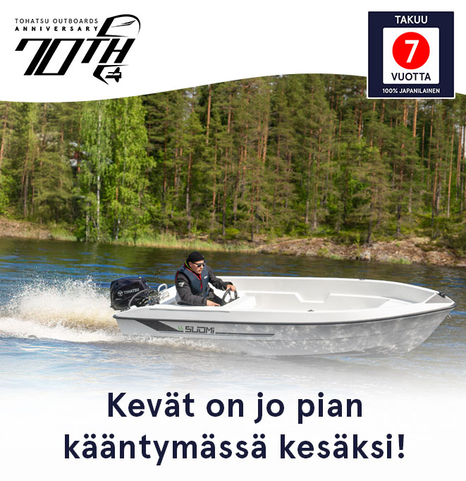 Veneilykausi on alkanut!